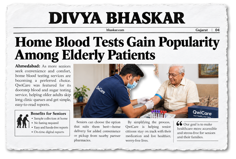 Home Blood Tests Gain Popularity Among Elderly Patients